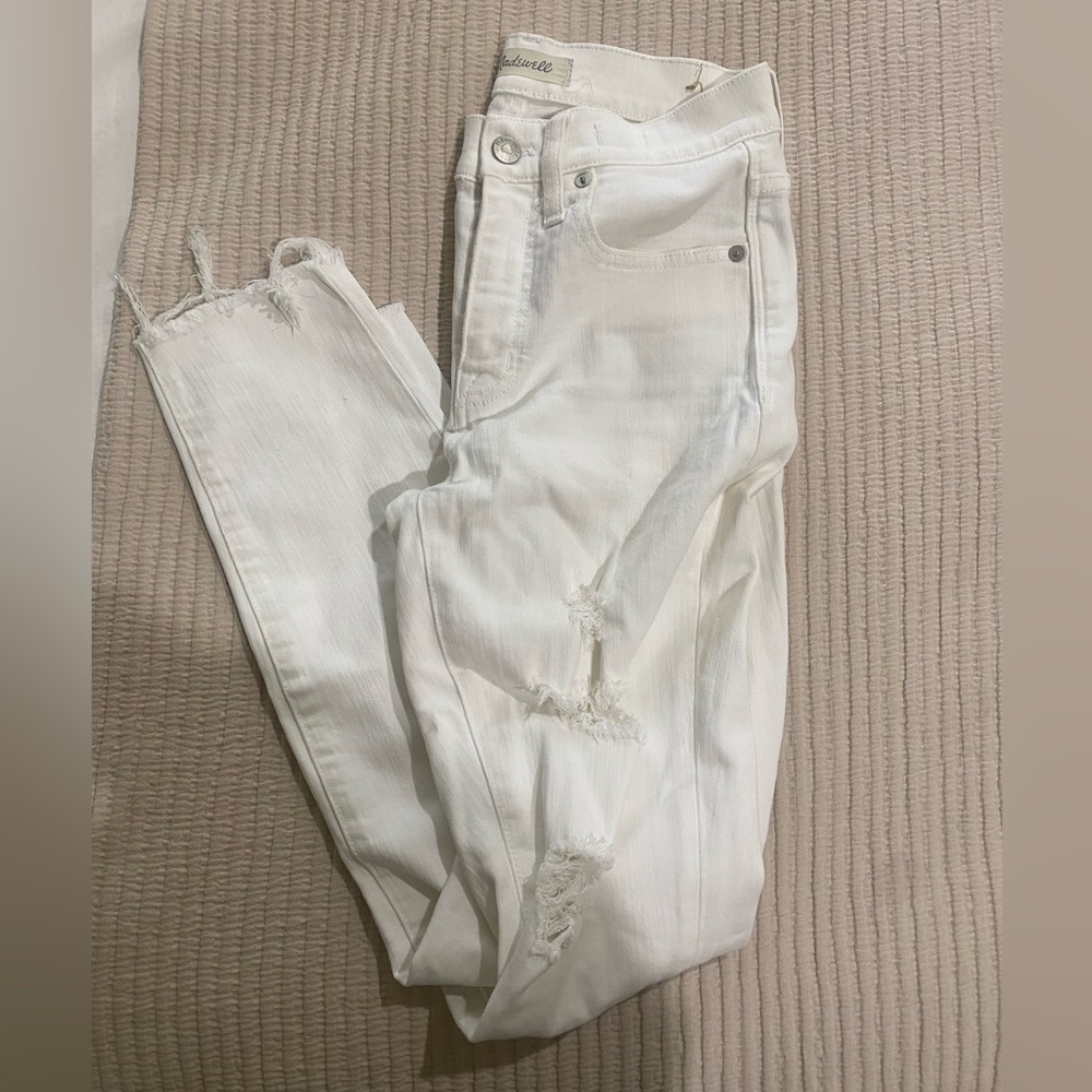 Madewell white denim
